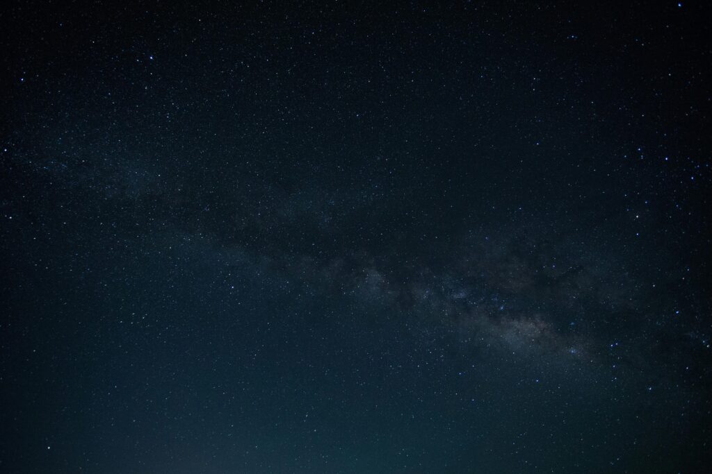 A breathtaking view of the Milky Way across a starry night sky, ideal for backgrounds.